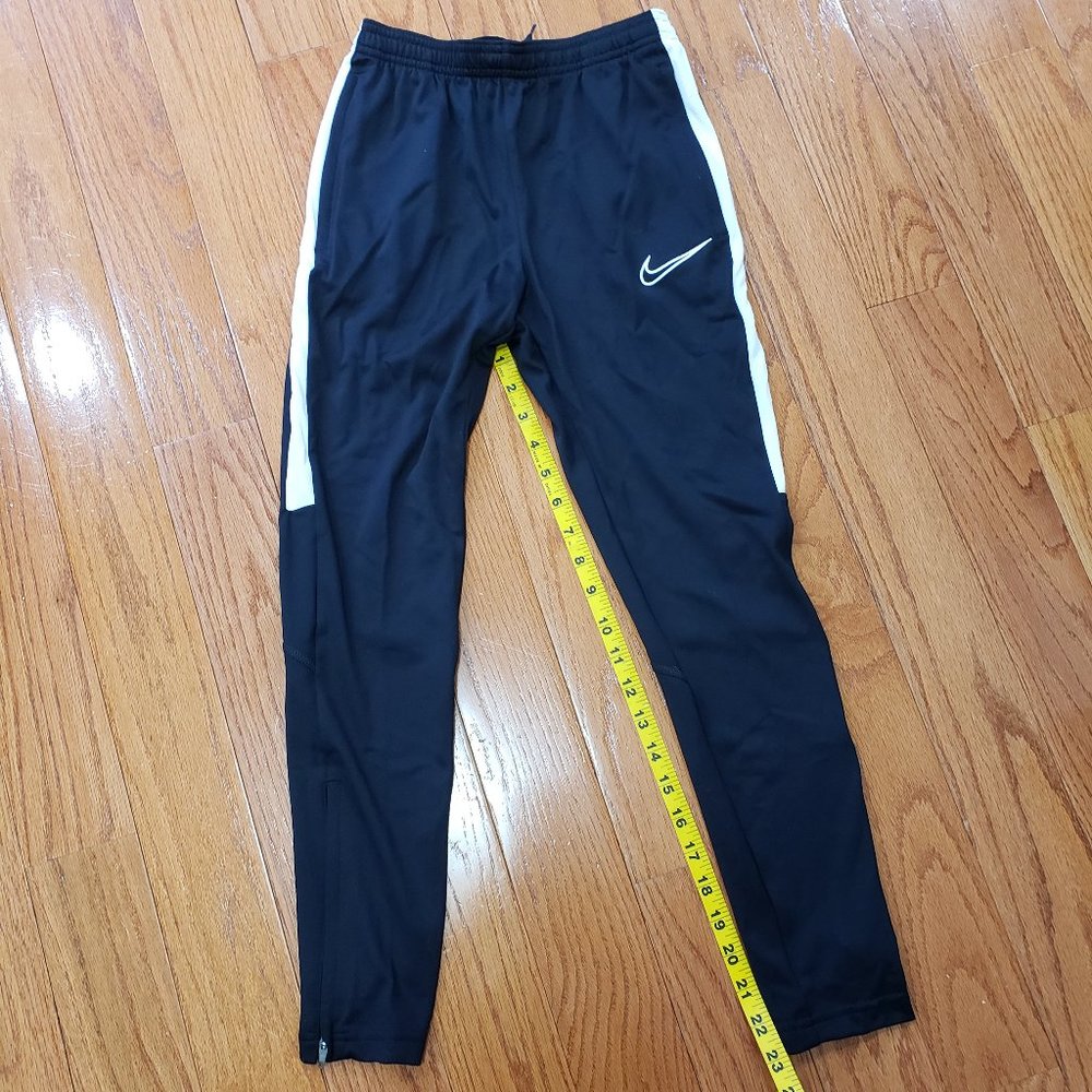 Nike Soccer Dri-FIT Academy 19 Pants Youth Boys Medium Black White